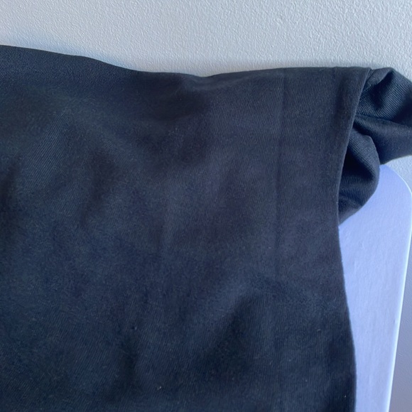 Black Knit Vegan Leather Dress XL Say What? - Picture 6 of 7